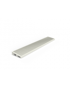 Kunststof beglazingskegje - 24x8x4 mm - Beige