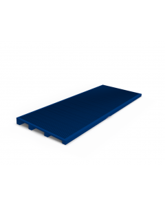 Kunststof beglazingskegje - 42x10x5 mm - Fel Blauw