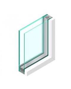 Dubbel glas 4mm - sp - 33.1