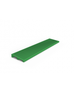 Kunststof beglazingskegje - 30x10x5 mm - Groen