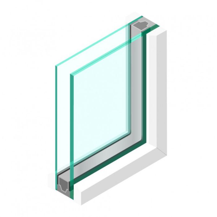 Dubbel glas 33.1 - sp - 4mm