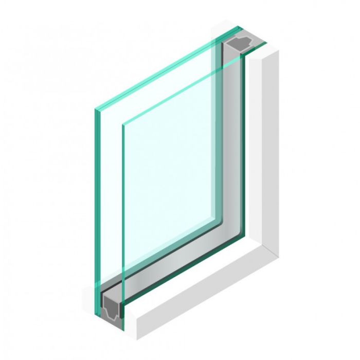 Dubbel glas 4mm - sp - 33.1