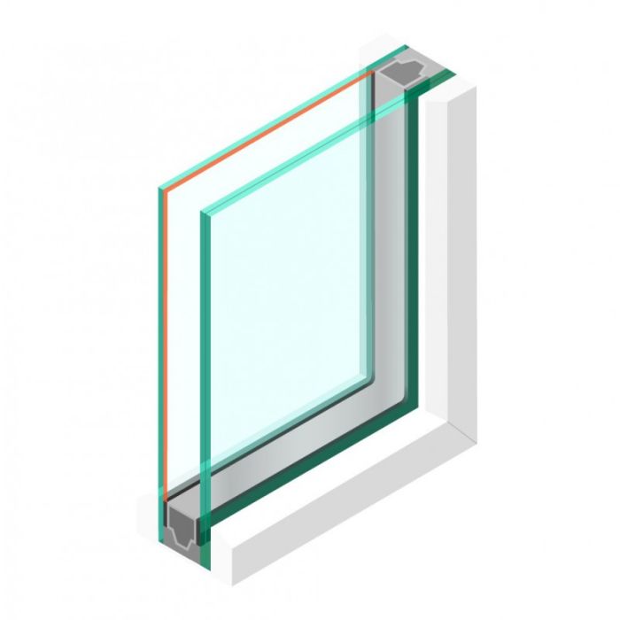 Dubbel glas HR++ 33.1 - sp - #4mm