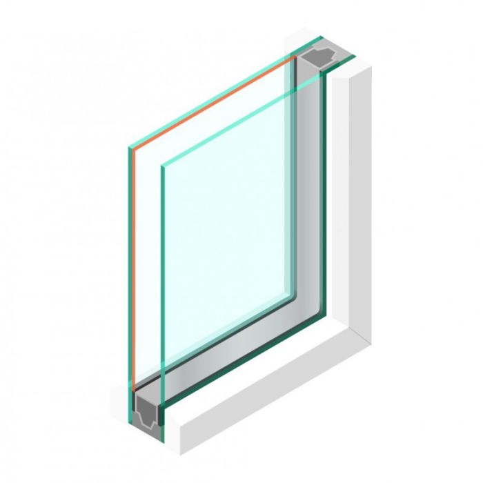 Spoedglas Dubbel glas HR++ 5mm - sp - #4mm