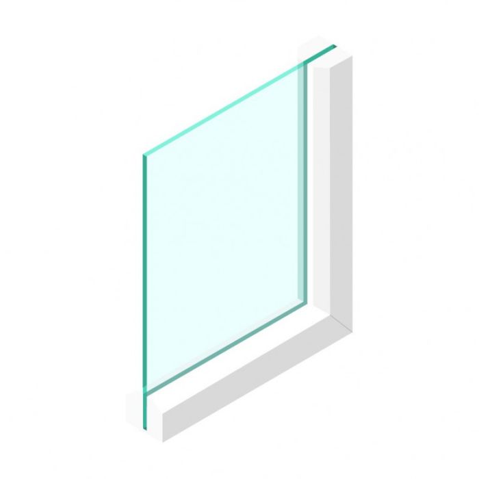 Enkel glas 4 mm