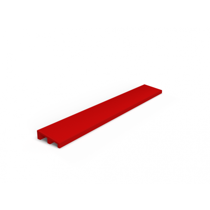 Kunststof beglazingskegje - 17x7x4 mm - Rood